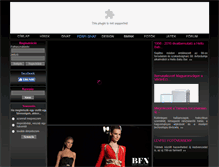 Tablet Screenshot of fashiontime.hu